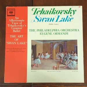 Tchaikovsky Swan Lake LP, With Book